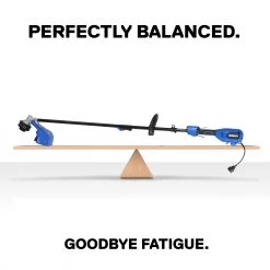 Kobalt Trimmers & Edgers 10-Amp 18-in Corded Electric String Trimmer with Attachment Capability -Outdoor Tools & Equipment Fashion Store 12533808