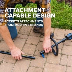 Kobalt Trimmers & Edgers 40-Volt Max 16-in Straight Cordless String Trimmer with Attachment Capable and (Battery Included) -Outdoor Tools & Equipment Fashion Store 12534906