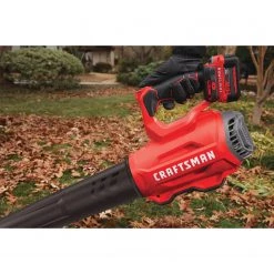 CRAFTSMAN Leaf Blowers V20 20-volt Max 350-CFM Brushless Handheld Cordless Electric Leaf Blower (Battery Included) -Outdoor Tools & Equipment Fashion Store 14206869