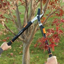 Fiskars Lawn & Garden Hand Tools Power-Lever 25-in Telescoping Steel Bypass Lopper -Outdoor Tools & Equipment Fashion Store 14895848