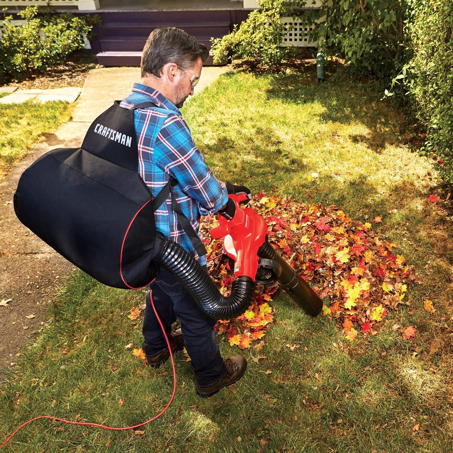 CRAFTSMAN Leaf Blowers 12-Amp 450-CFM 260-MPH Corded Electric Leaf Blower (Vacuum Kit Included) 14 CRAFTSMAN Leaf Blowers 12-Amp 450-CFM 260-MPH Corded Electric Leaf Blower (Vacuum Kit Included) - Image 14