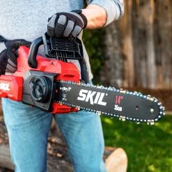 SKIL Chainsaws & Pole Saws 40-volt 14-in Brushless Cordless Electric Chainsaw 2.5 Ah (Battery & Charger Included) -Outdoor Tools & Equipment Fashion Store 15614449