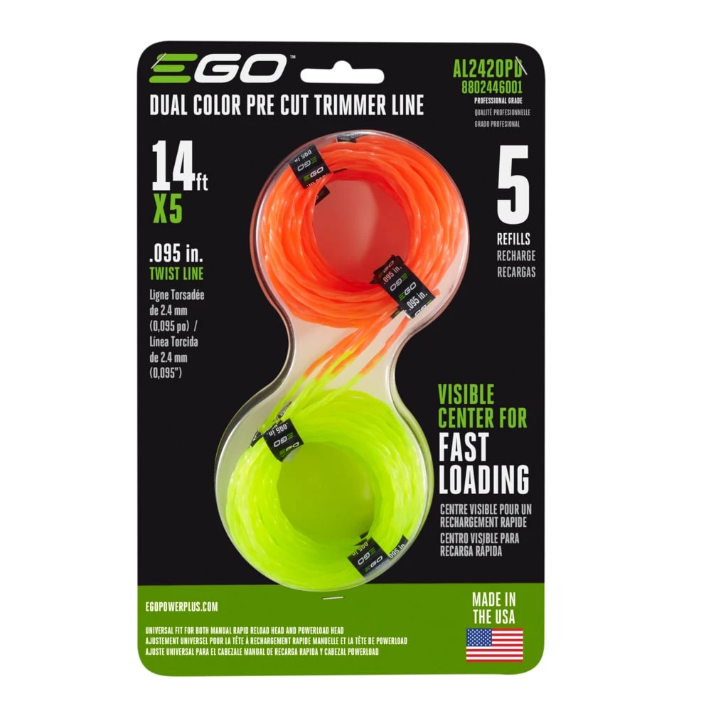EGO Trimmers & Edgers 70-ft Spool 0.095-in Spooled Trimmer Line 1 EGO Trimmers & Edgers 70-ft Spool 0.095-in Spooled Trimmer Line