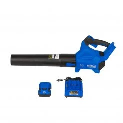 Kobalt Leaf Blowers 24-volt Max 500-CFM Brushless Handheld Cordless Electric Leaf Blower 4 Ah (Battery & Charger Included)