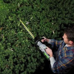 EGO Cordless Electric Hedge Trimmers POWER+ 56-Volt 24-in Dual Cordless Electric Hedge Trimmer 2.5 Ah (Battery & Charger Included) -Outdoor Tools & Equipment Fashion Store 16504757
