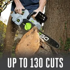 EGO Chainsaws & Pole Saws POWER+ 56-Volt 14-in Brushless Cordless Electric Chainsaw 2.5 Ah (Battery & Charger Included) -Outdoor Tools & Equipment Fashion Store 16505145