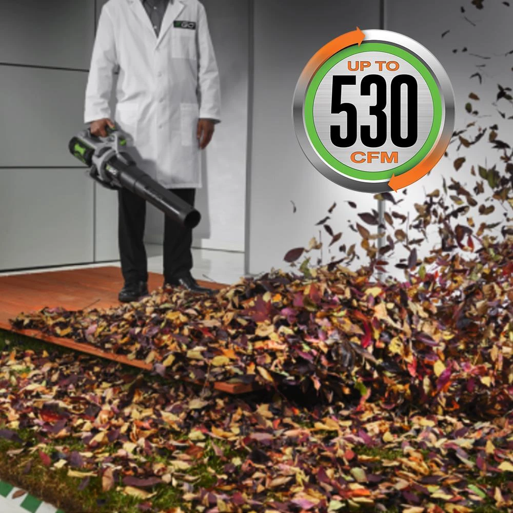 EGO Leaf Blowers POWER+ 530-CFM 56-volt 530-CFM Brushless Handheld Cordless Electric Leaf Blower 2.5 Ah (Battery & Charger Included) 4 EGO Leaf Blowers POWER+ 530-CFM 56-volt 530-CFM Brushless Handheld Cordless Electric Leaf Blower 2.5 Ah (Battery & Charger Included) - Image 4
