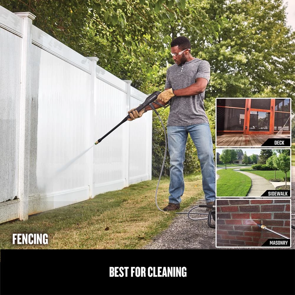 CRAFTSMAN Pressure Washers 1900-PSI 1.2-GPM Cold Water Electric Pressure Washer 8 CRAFTSMAN Pressure Washers 1900-PSI 1.2-GPM Cold Water Electric Pressure Washer - Image 8