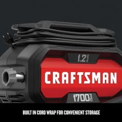 CRAFTSMAN Pressure Washers 1700-PSI 1.2-GPM Cold Water Electric Pressure Washer -Outdoor Tools & Equipment Fashion Store 16728322