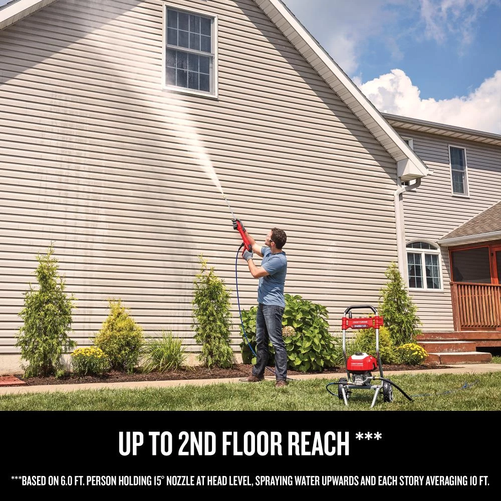 CRAFTSMAN Pressure Washers 2400-PSI 1.1-GPM Cold Water Electric Pressure Washer 6 CRAFTSMAN Pressure Washers 2400-PSI 1.1-GPM Cold Water Electric Pressure Washer - Image 6