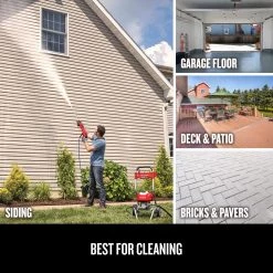 CRAFTSMAN Pressure Washers 2400-PSI 1.1-GPM Cold Water Electric Pressure Washer 29 CRAFTSMAN Pressure Washers 2400-PSI 1.1-GPM Cold Water Electric Pressure Washer -Outdoor Tools & Equipment Fashion Store 16809099