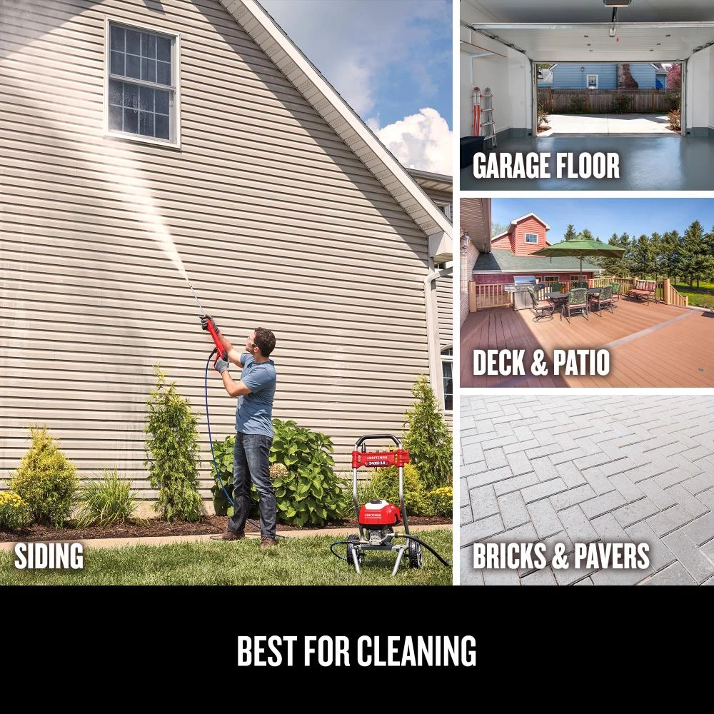 CRAFTSMAN Pressure Washers 2400-PSI 1.1-GPM Cold Water Electric Pressure Washer 8 CRAFTSMAN Pressure Washers 2400-PSI 1.1-GPM Cold Water Electric Pressure Washer - Image 8