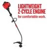CRAFTSMAN Trimmers & Edgers WC2200 25-cc 2-Cycle 17-in Curved Shaft Gas String Trimmer with Attachment Capable and Edger Capable