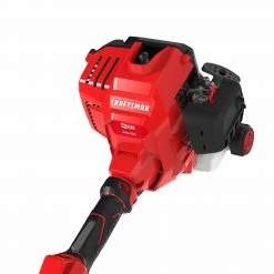 CRAFTSMAN Trimmers & Edgers WS2400 27-cc 2-Cycle 18-in Straight Shaft Gas String Trimmer with Attachment Capable and Edger Capable -Outdoor Tools & Equipment Fashion Store 17486673