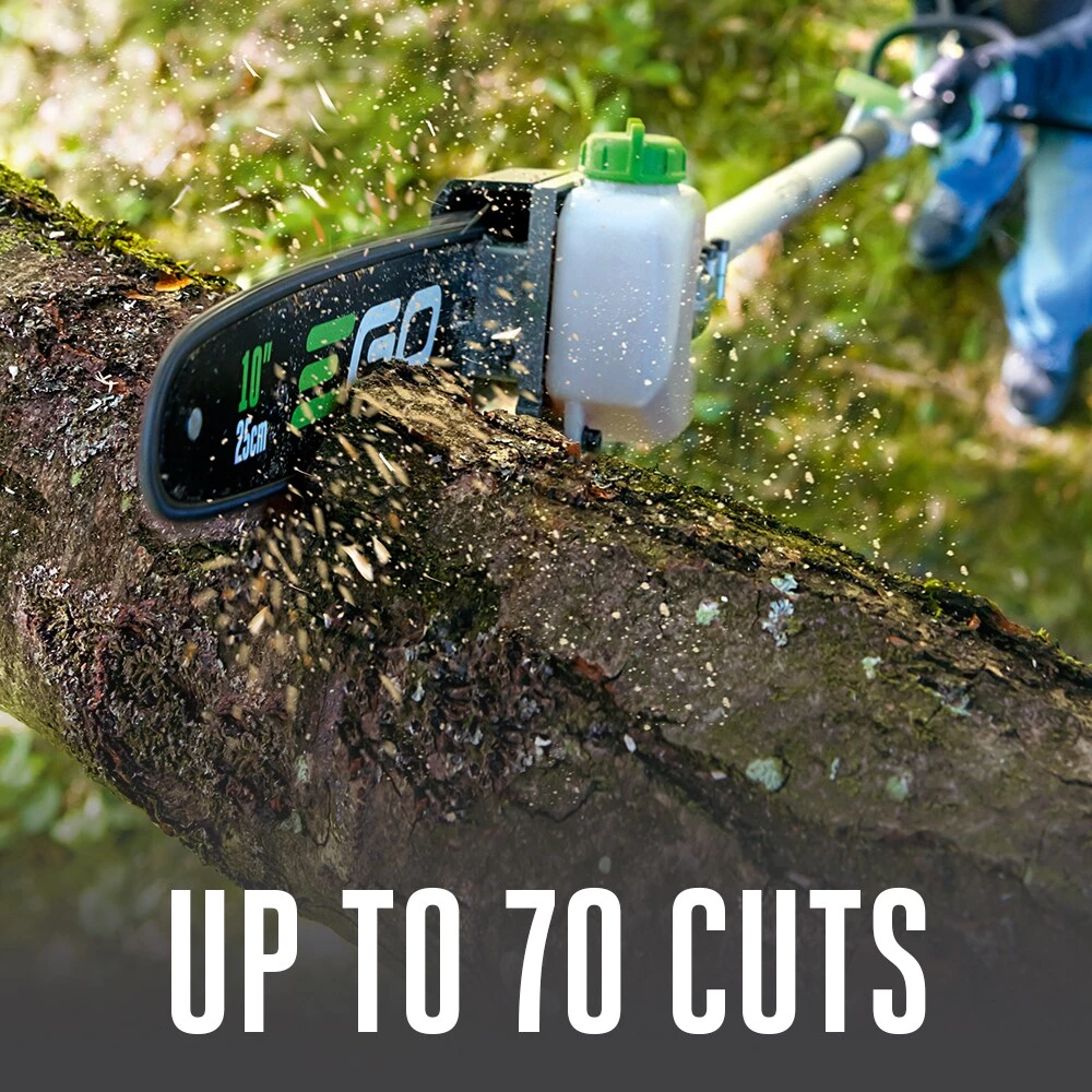 EGO Chainsaws & Pole Saws POWER+ Multi System 56-volt 10-in Cordless Electric Pole Saw 2.5 Ah (Battery & Charger Included) 7 EGO Chainsaws & Pole Saws POWER+ Multi System 56-volt 10-in Cordless Electric Pole Saw 2.5 Ah (Battery & Charger Included) - Image 7