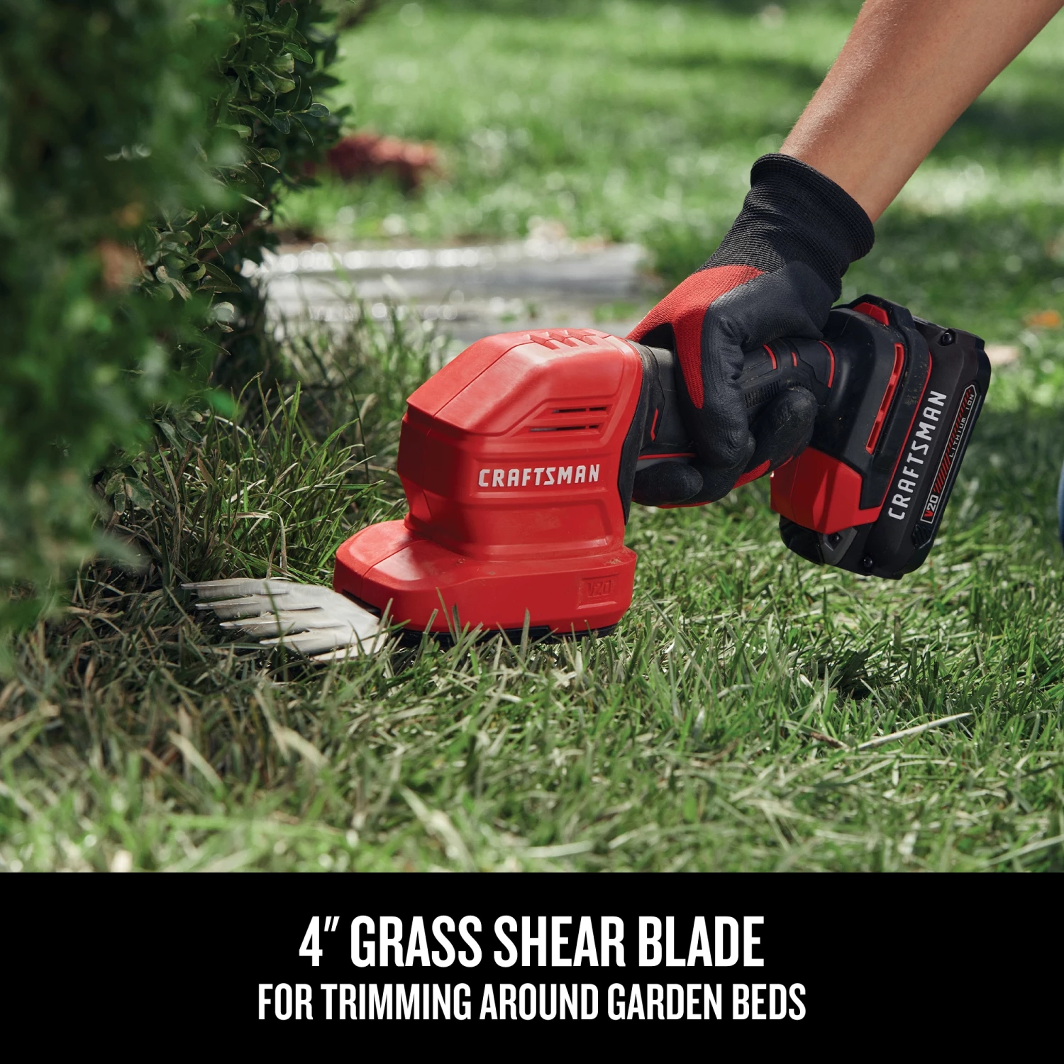 CRAFTSMAN Trimmers & Edgers 20-Volt Max 8-in Dual Cordless Electric Hedge Trimmer 1.5 Ah (Battery & Charger Included) 6 CRAFTSMAN Trimmers & Edgers 20-Volt Max 8-in Dual Cordless Electric Hedge Trimmer 1.5 Ah (Battery & Charger Included) - Image 6