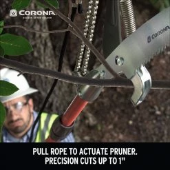 Corona Chainsaws & Pole Saws 16-ft Fiberglass Pass-thru Pole Pruner -Outdoor Tools & Equipment Fashion Store 17881773