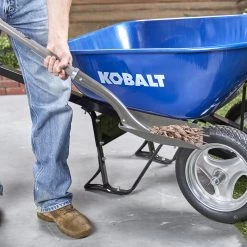 Kobalt Wheelbarrows & Yard Carts 7-cu ft Steel Wheelbarrow with Flat-Free Tire 5 Kobalt Wheelbarrows & Yard Carts 7-cu ft Steel Wheelbarrow with Flat-Free Tire -Outdoor Tools & Equipment Fashion Store 40854436