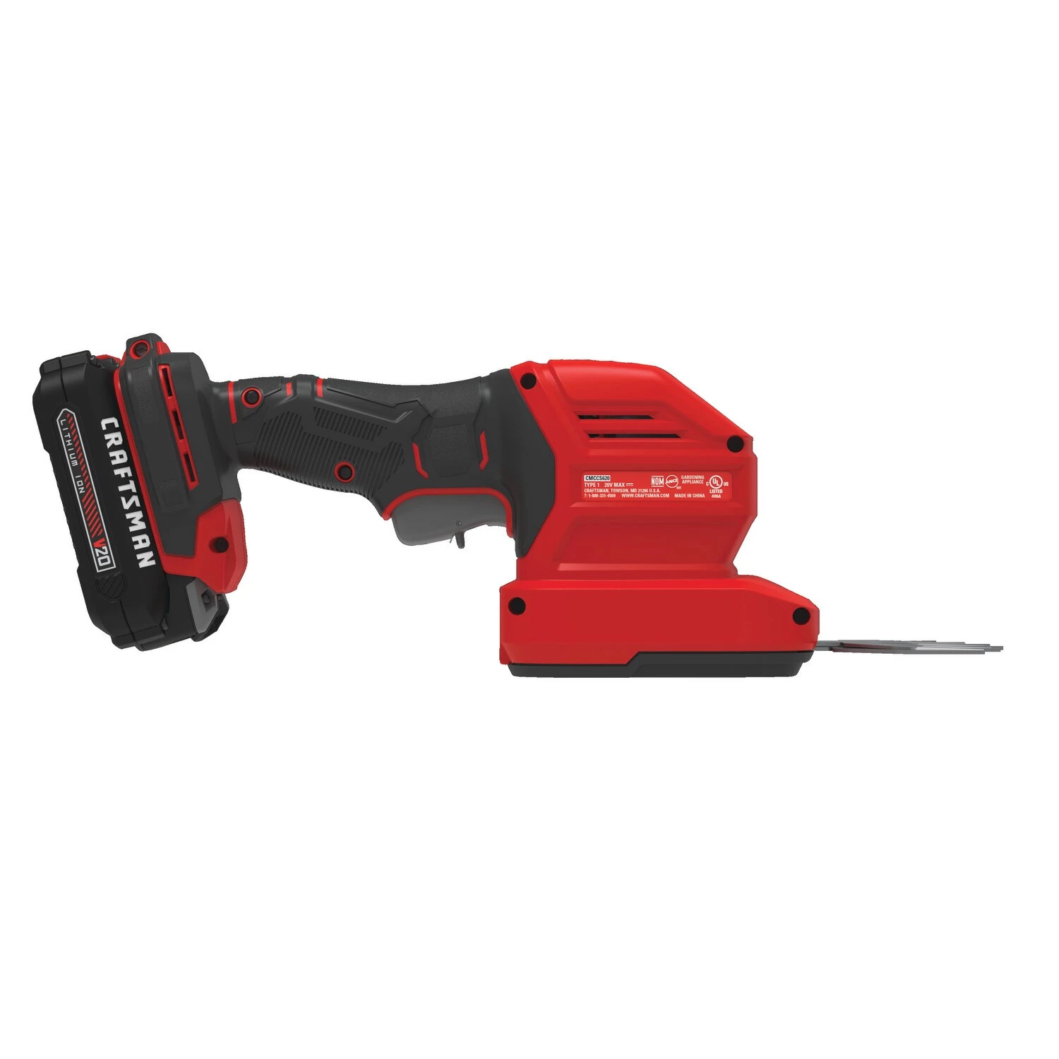 CRAFTSMAN Trimmers & Edgers 20-Volt Max 8-in Dual Cordless Electric Hedge Trimmer 1.5 Ah (Battery & Charger Included) 15 CRAFTSMAN Trimmers & Edgers 20-Volt Max 8-in Dual Cordless Electric Hedge Trimmer 1.5 Ah (Battery & Charger Included) - Image 15
