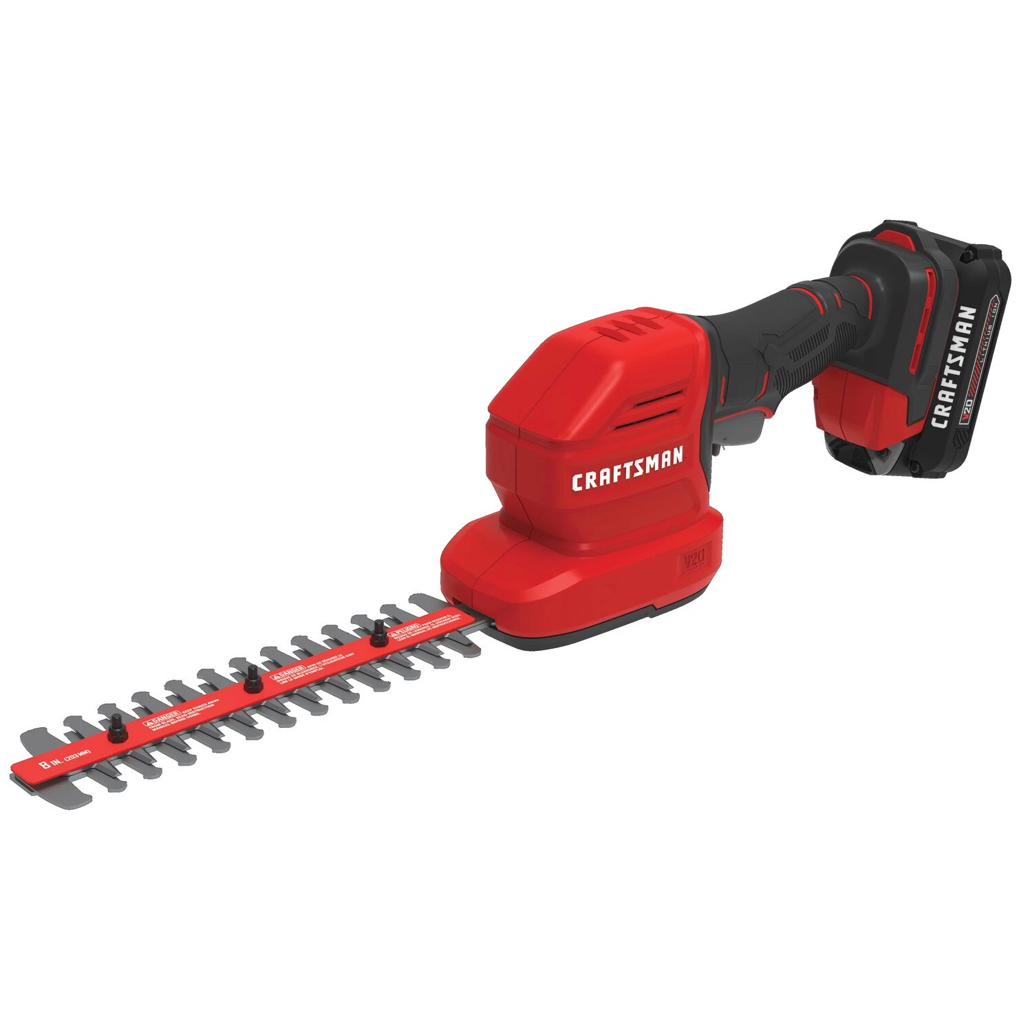 CRAFTSMAN Trimmers & Edgers 20-Volt Max 8-in Dual Cordless Electric Hedge Trimmer 1.5 Ah (Battery & Charger Included) 12 CRAFTSMAN Trimmers & Edgers 20-Volt Max 8-in Dual Cordless Electric Hedge Trimmer 1.5 Ah (Battery & Charger Included) - Image 12