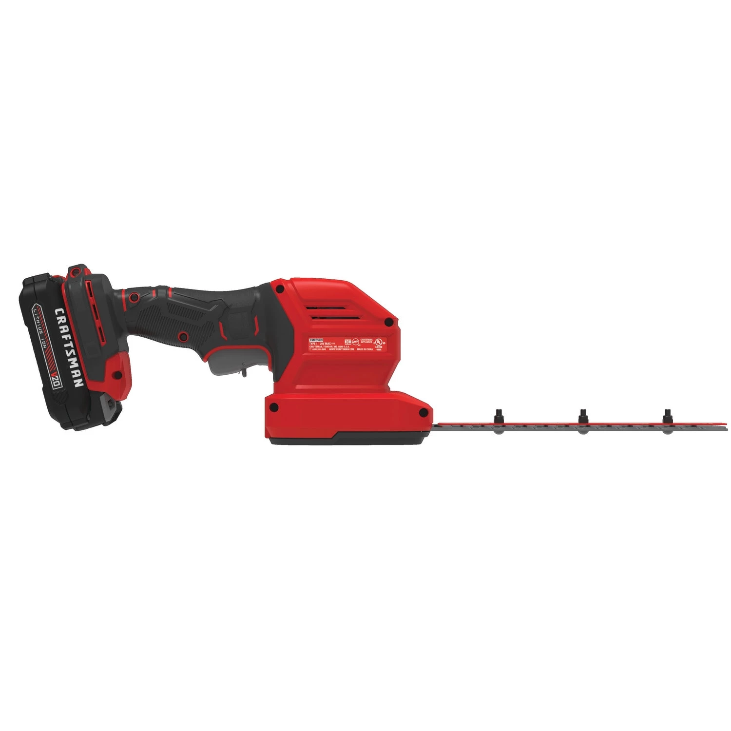 CRAFTSMAN Trimmers & Edgers 20-Volt Max 8-in Dual Cordless Electric Hedge Trimmer 1.5 Ah (Battery & Charger Included) 14 CRAFTSMAN Trimmers & Edgers 20-Volt Max 8-in Dual Cordless Electric Hedge Trimmer 1.5 Ah (Battery & Charger Included) - Image 14