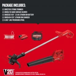 CRAFTSMAN Power Equipment Combo Kits 2-Piece 20-Volt Max Cordless Power Equipment Combo Kit 8 CRAFTSMAN Power Equipment Combo Kits 2-Piece 20-Volt Max Cordless Power Equipment Combo Kit -Outdoor Tools & Equipment Fashion Store 40881030