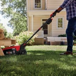 CRAFTSMAN Lawn Mowers 2x20V 20-Volt Max Brushless 20-in Push Cordless Electric Lawn Mower 5 Ah (Battery and Charger Included) -Outdoor Tools & Equipment Fashion Store 40885462