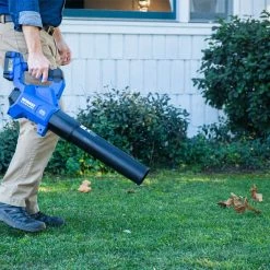 Kobalt Leaf Blowers 24-volt Max 500-CFM Brushless Handheld Cordless Electric Leaf Blower 4 Ah (Battery & Charger Included) -Outdoor Tools & Equipment Fashion Store 42186959