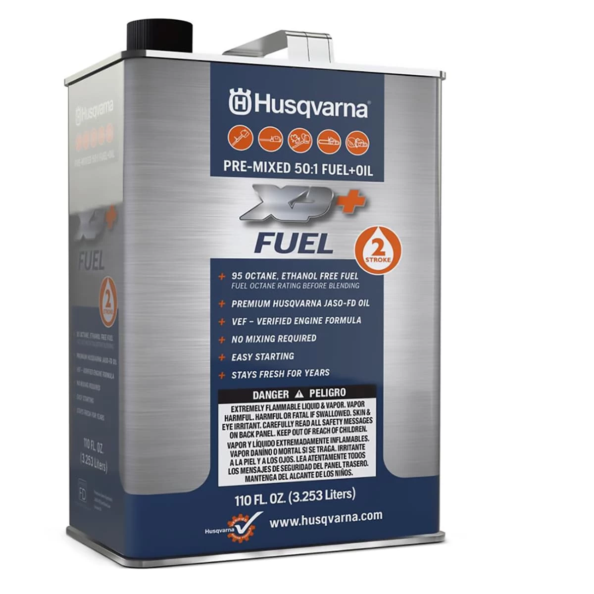 Husqvarna Power Equipment Fuel Premix Fuel 110-fl oz 50:1 Pre-Blended 2-Cycle Fuel 1 Husqvarna Power Equipment Fuel Premix Fuel 110-fl oz 50:1 Pre-Blended 2-Cycle Fuel