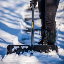 True Temper Lawn & Garden Hand Tools 24-in Poly Snow Shovel with 36-in Steel Handle -Outdoor Tools & Equipment Fashion Store 42270326 scaled