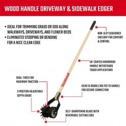 CRAFTSMAN Trimmers & Edgers 6-in Manual Lawn Edger -Outdoor Tools & Equipment Fashion Store 42279139 scaled