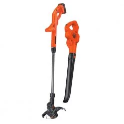 BLACK+DECKER Trimmers & Edgers 20-Volt Max 10-in Straight Cordless String Trimmer with Attachment Capable and Edger Capable (Battery Included)