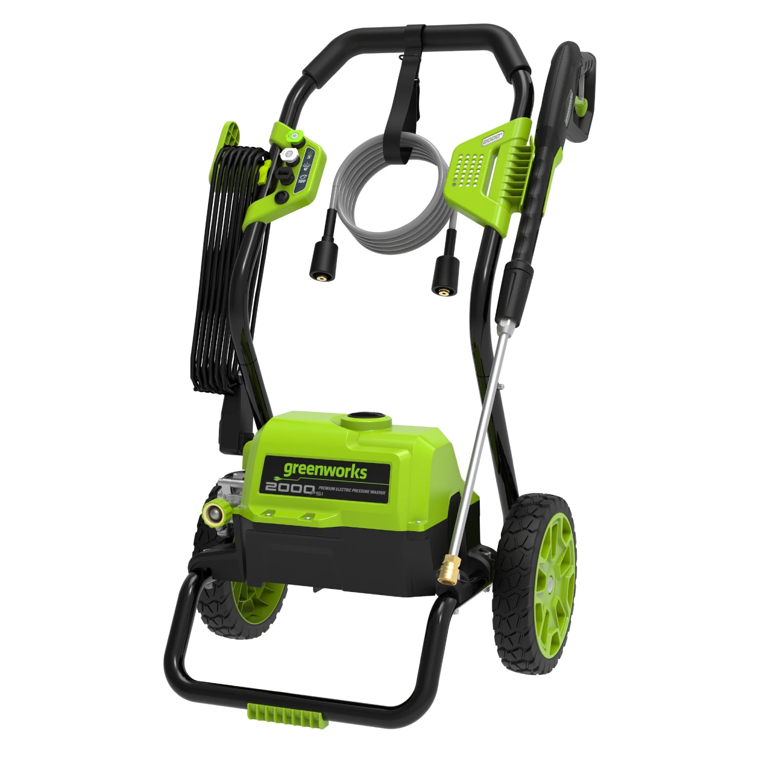 Greenworks Pressure Washers 2000-PSI 1.1-GPM Cold Water Electric Pressure Washer 4 Greenworks Pressure Washers 2000-PSI 1.1-GPM Cold Water Electric Pressure Washer - Image 4
