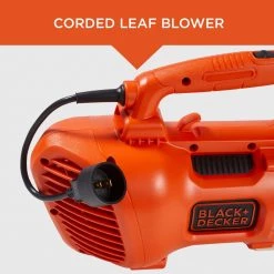 BLACK+DECKER Leaf Blowers 9-Amp 450-CFM 140-MPH Corded Electric Leaf Blower 29 BLACK+DECKER Leaf Blowers 9-Amp 450-CFM 140-MPH Corded Electric Leaf Blower -Outdoor Tools & Equipment Fashion Store 42427318