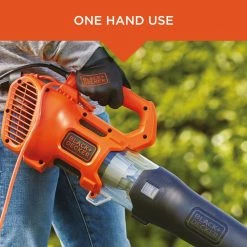 BLACK+DECKER Leaf Blowers 9-Amp 450-CFM 140-MPH Corded Electric Leaf Blower 31 BLACK+DECKER Leaf Blowers 9-Amp 450-CFM 140-MPH Corded Electric Leaf Blower -Outdoor Tools & Equipment Fashion Store 42427319