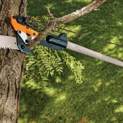 Fiskars Chainsaws & Pole Saws Power-Lever 14-ft Fiberglass Pole Pruner -Outdoor Tools & Equipment Fashion Store 42467492