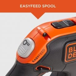 BLACK+DECKER Trimmers & Edgers EASYFEED 20-Volt Max 12-in Straight Cordless String Trimmer With Edger Capable (Battery Included) -Outdoor Tools & Equipment Fashion Store 42512329