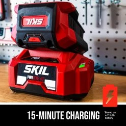 SKIL Chainsaws & Pole Saws PWR CORE 40 40-Volt 10-in Cordless Electric Pole Saw 2.5 Ah (Battery and Charger Included) 14 SKIL Chainsaws & Pole Saws PWR CORE 40 40-Volt 10-in Cordless Electric Pole Saw 2.5 Ah (Battery and Charger Included) -Outdoor Tools & Equipment Fashion Store 42610761