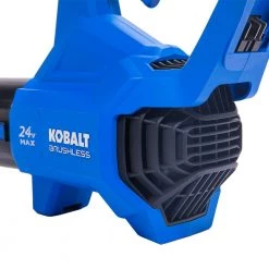 Kobalt Leaf Blowers 24-volt 500-CFM Brushless Handheld Cordless Electric Leaf Blower 4 Ah (Battery & Charger Included) -Outdoor Tools & Equipment Fashion Store 42705506