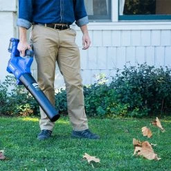 Kobalt Leaf Blowers 24-volt 500-CFM Brushless Handheld Cordless Electric Leaf Blower 4 Ah (Battery & Charger Included) -Outdoor Tools & Equipment Fashion Store 42705514