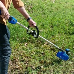 Kobalt Trimmers & Edgers 24-Volt 12-in Straight Cordless String Trimmer (Battery Included) -Outdoor Tools & Equipment Fashion Store 42705671