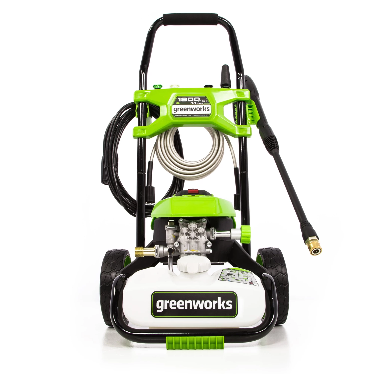 Greenworks Pressure Washers 1800 PSI 1.1-Gallon Cold Water Electric Pressure Washer 4 Greenworks Pressure Washers 1800 PSI 1.1-Gallon Cold Water Electric Pressure Washer - Image 4