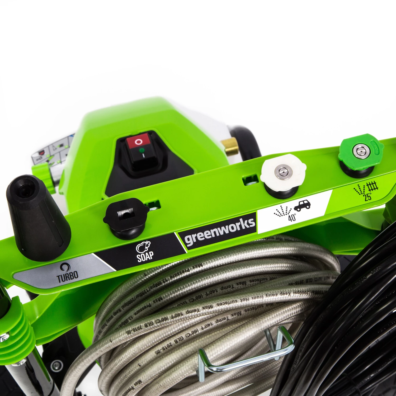 Greenworks Pressure Washers 1800 PSI 1.1-Gallon Cold Water Electric Pressure Washer 7 Greenworks Pressure Washers 1800 PSI 1.1-Gallon Cold Water Electric Pressure Washer - Image 7