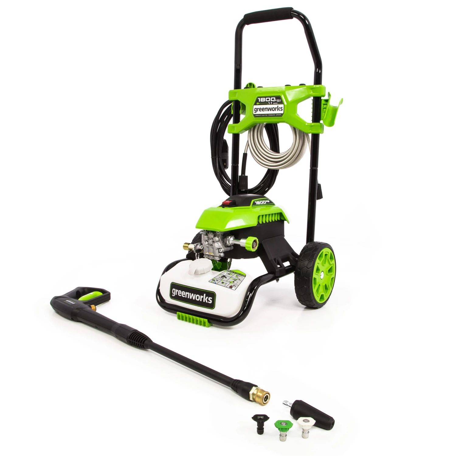 Greenworks Pressure Washers 1800 PSI 1.1-Gallon Cold Water Electric Pressure Washer 5 Greenworks Pressure Washers 1800 PSI 1.1-Gallon Cold Water Electric Pressure Washer - Image 5