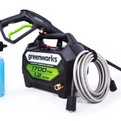 Greenworks Pressure Washers 1700-PSI 1.2-GPM Cold Water Electric Pressure Washer -Outdoor Tools & Equipment Fashion Store 42708339