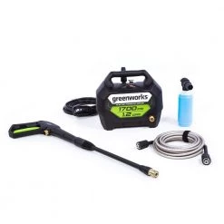 Greenworks Pressure Washers 1700-PSI 1.2-GPM Cold Water Electric Pressure Washer -Outdoor Tools & Equipment Fashion Store 42708341