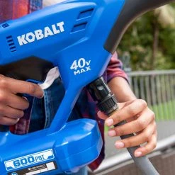 Kobalt Pressure Washers 600-PSI 0.8-GPM Cold Water Electric Pressure Washer -Outdoor Tools & Equipment Fashion Store 43147901 scaled