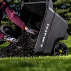 Gorilla Carts Wheelbarrows & Yard Carts 5-cu ft Plastic Yard Cart -Outdoor Tools & Equipment Fashion Store 44043805 scaled