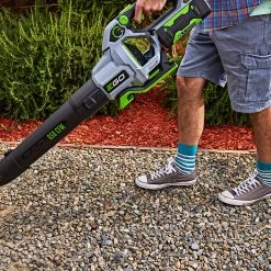 EGO Leaf Blowers POWER+ 56-volt 650-CFM Brushless Handheld Cordless Electric Leaf Blower 5 Ah (Battery & Charger Included) -Outdoor Tools & Equipment Fashion Store 44113606