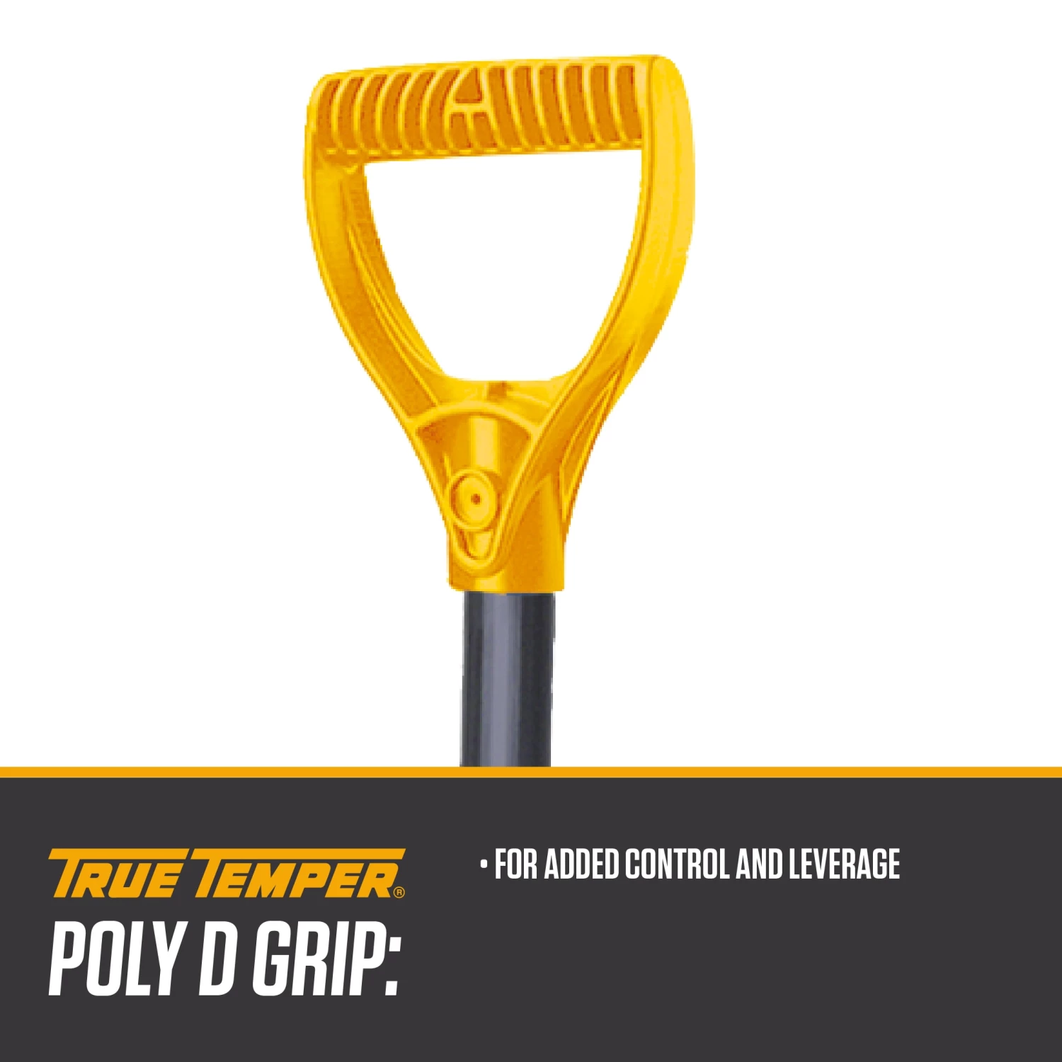 True Temper Lawn & Garden Hand Tools 18-in Poly Snow Shovel with 36-in Steel Handle 3 True Temper Lawn & Garden Hand Tools 18-in Poly Snow Shovel with 36-in Steel Handle - Image 3